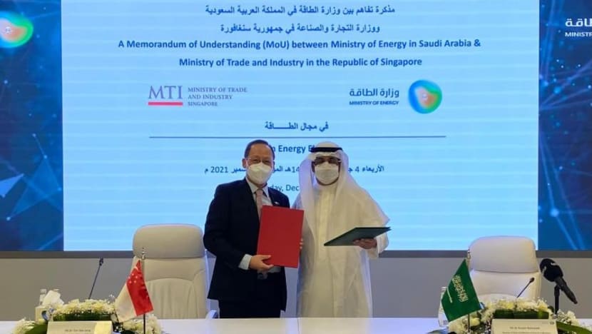 Singapura dan Saudi meterai MOU kukuh kerjasama dalam sektor tenaga, kastam