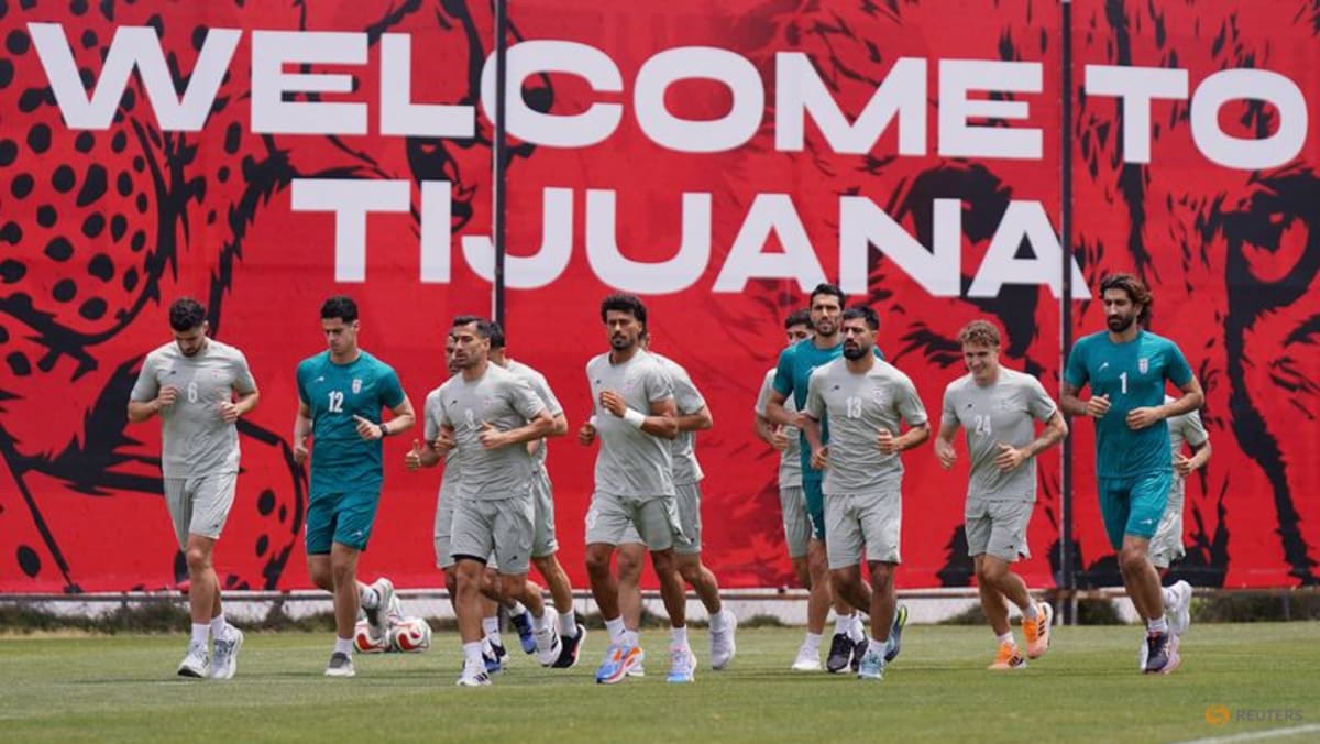 Iran players conduct first open practice at Tijuan
