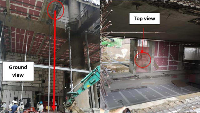 假天花板忽然断裂 客工从十米高坠落紧急送院