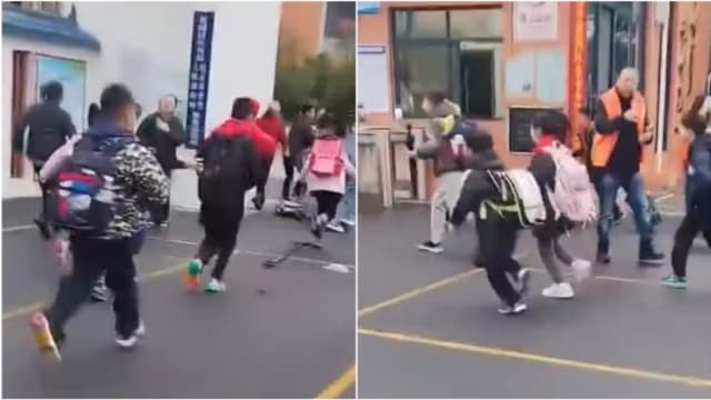 中国一小学门口发生车撞人事件 多名学生受伤 