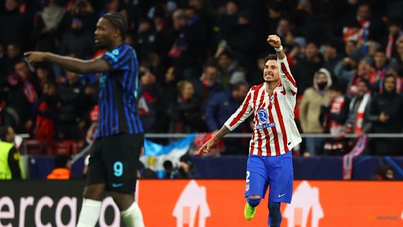 Gimenez's late header seals dramatic 2-1 win for Atletico over Inter Milan