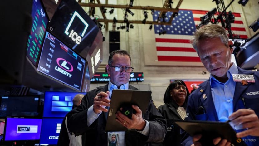 Stocks edge higher, US dollar slips as tariff uncertainty weighs