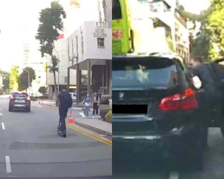 PMD rider, driver arrested after altercation on road in Tanjong Pagar