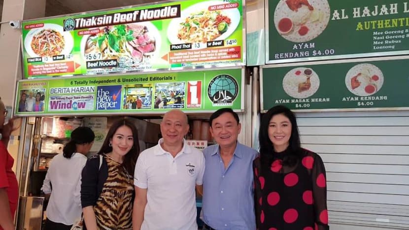 'Beyond words': Thaksin Beef Noodle owner on former Thai PMs' visit to his stall in Singapore 'Beyond words': Thaksin Beef Noodle owner on former Thai PMs' visit to his stall in Singapore