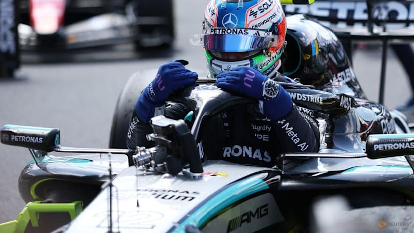 F1 leader Antonelli powers past Hamilton for first sprint win