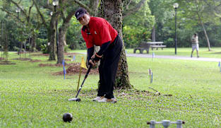 'My wife says I'm mad': The 75-year-old gunning for a medal at his first SEA Games