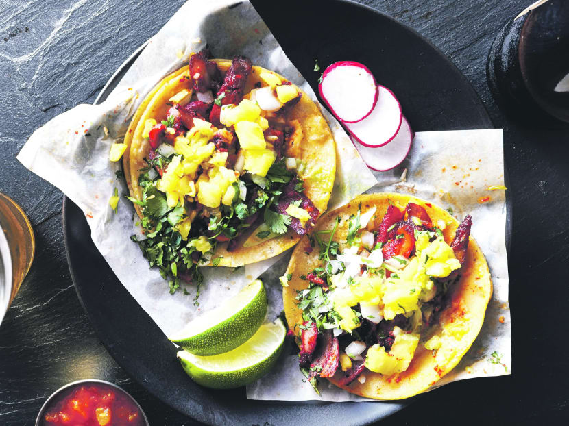 Baja Med tacos from &SONS. Photo: National Gallery Singapore