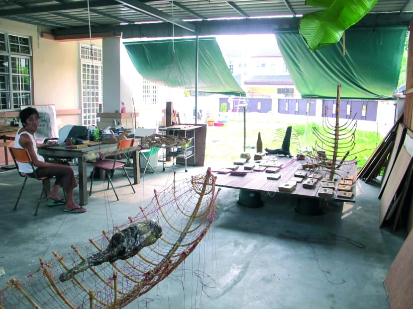 Enter the artist studio
