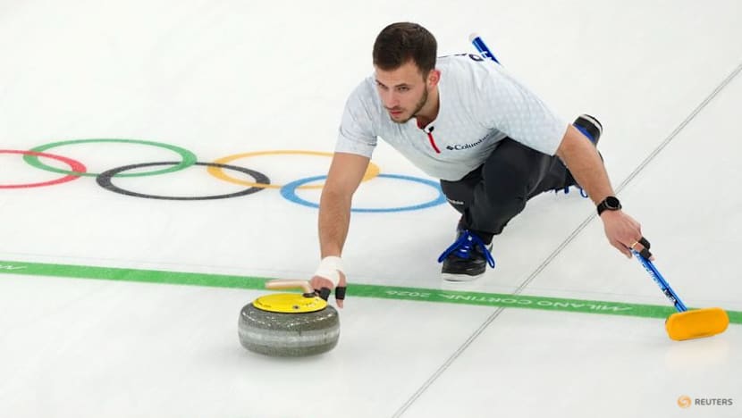 Curling-US curler Dropkin thrills crowds at Milano Cortina Games