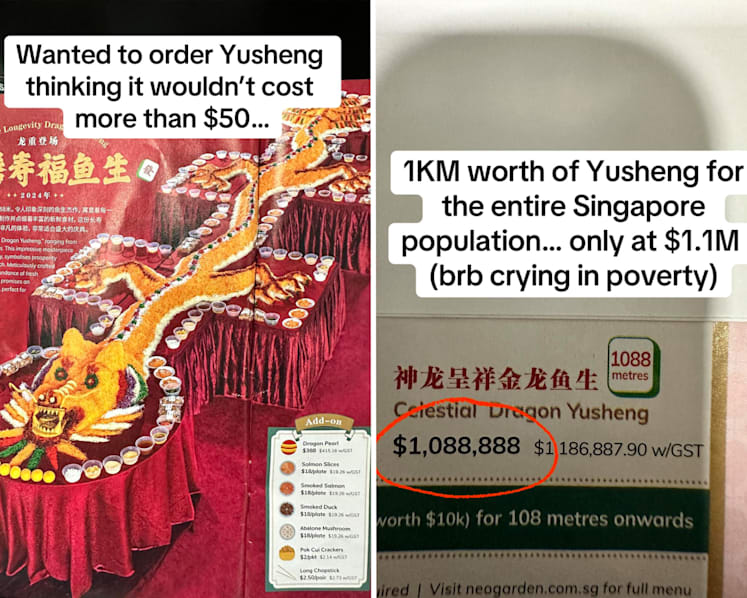 #trending: 1km-long dragon yusheng costing S$1.1m before GST raises eyebrows online