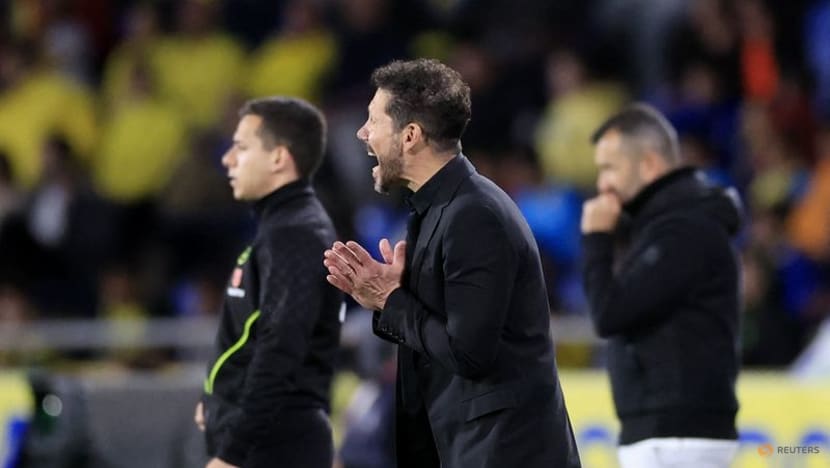 Simeone laments flat Atletico after Las Palmas loss as title hopes fade
