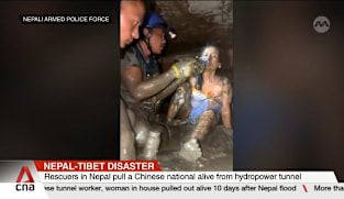 Chinese tunnel worker, woman in house pulled out alive 10 days after Nepal flood