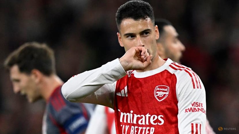 Martinelli on target as Arsenal battle past Olympiacos