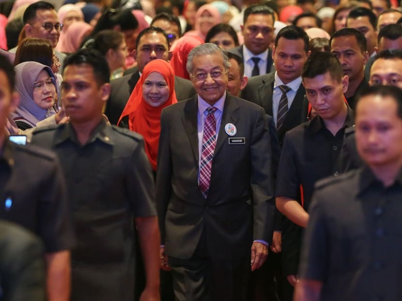 Prime Minister Dr Mahathir Mohamad attends the national civics education launch in Putrajaya August 13, 2019.