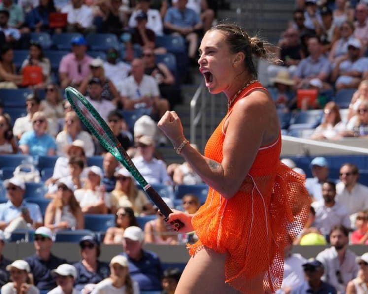 Sabalenka's gets US Open 'three-peat' campaign off to strong start