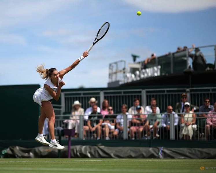 Chwalinska tumbles out of Wimbledon after fall on match point