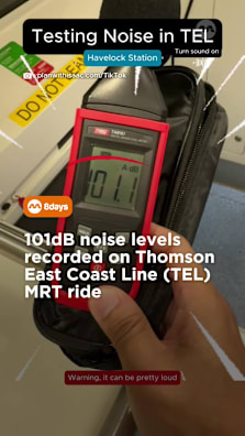 That's almost as loud as a rock concert #8dayssg #8dayssgtrending #smrt #trains #tiktoksg 