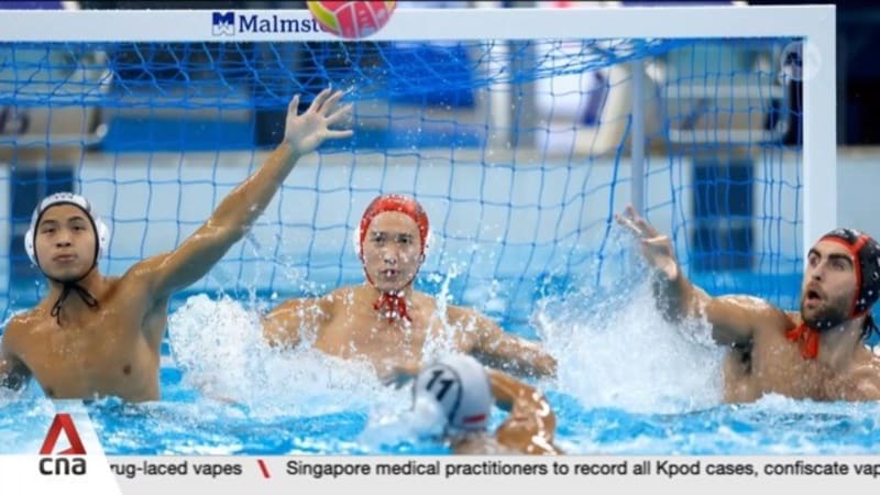 World Aquatics Championships: Singapore men's water polo team beaten 22-10 by Canada