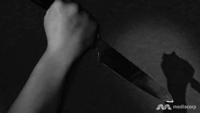 Anak masalah mental kelar leher bapa