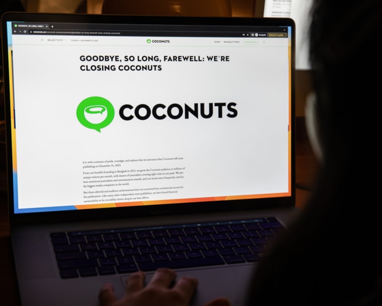 Alternative news website Coconuts, with offices across Southeast Asia including S'pore, to cease operations on Dec 31