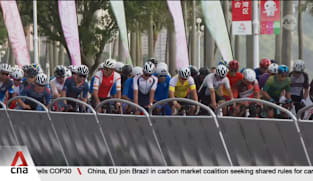 Cycling event flags off from Zhuhai ahead of China's National Games opening ceremony on Nov 9