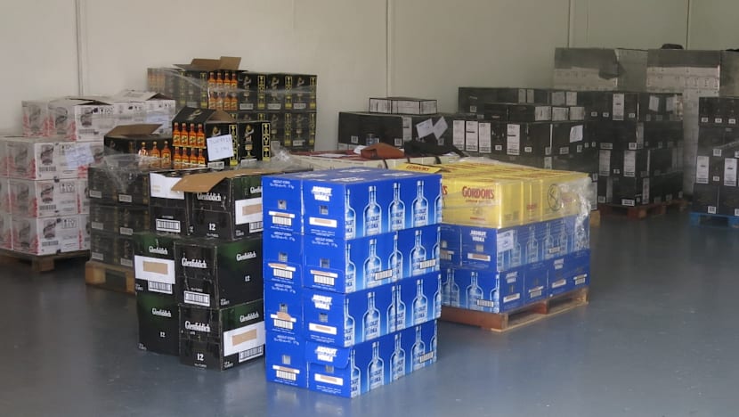 Duo fined almost S$4m each for diverting duty-unpaid alcohol meant for export into local market