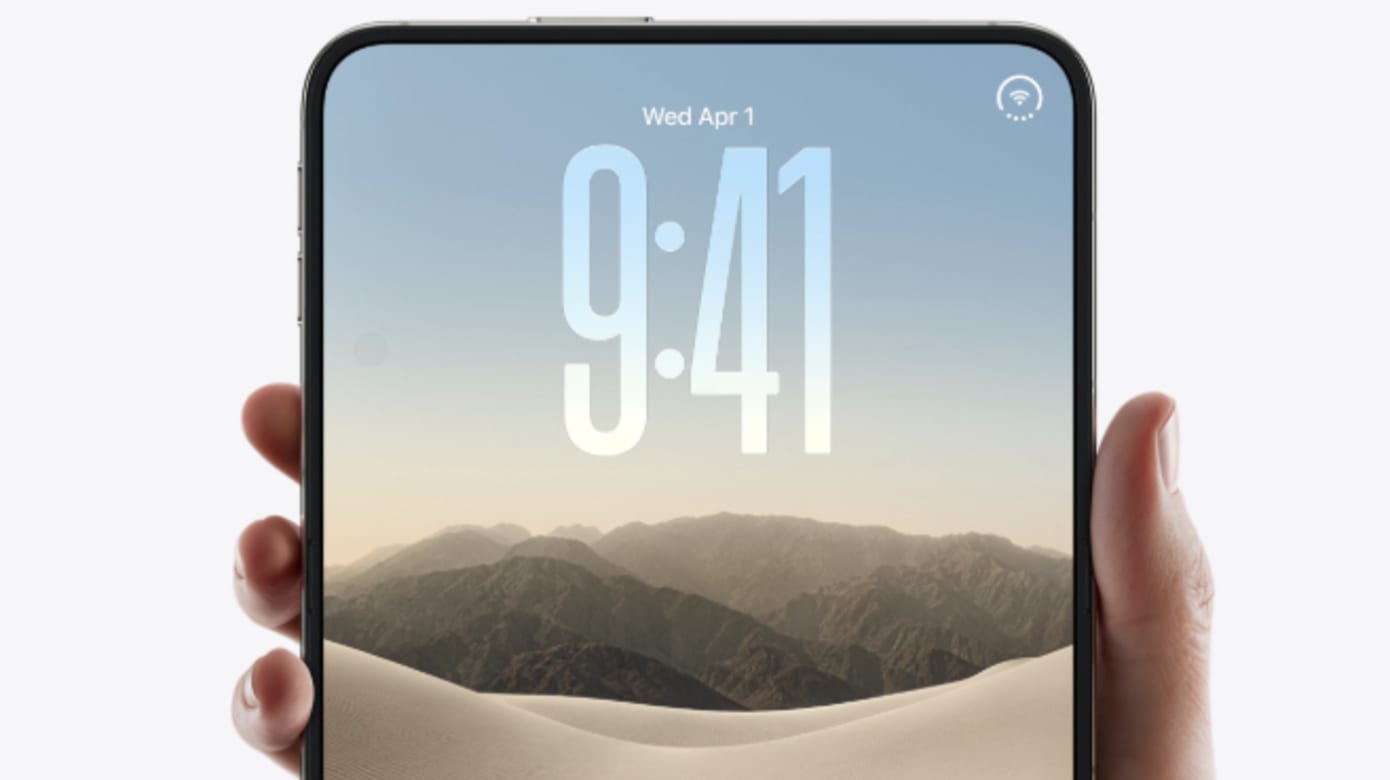 苹果公司推出首款折叠手机iPhone Duo。（图：苹果官网）