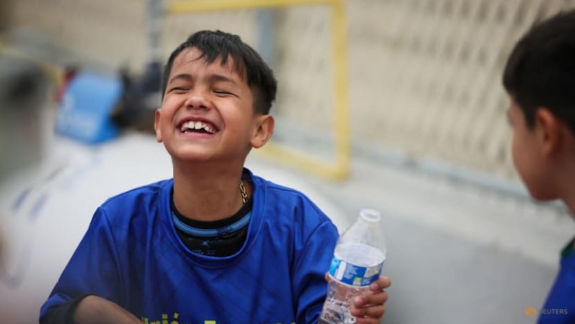Far from home, migrant children kick off own World Cup in Mexico