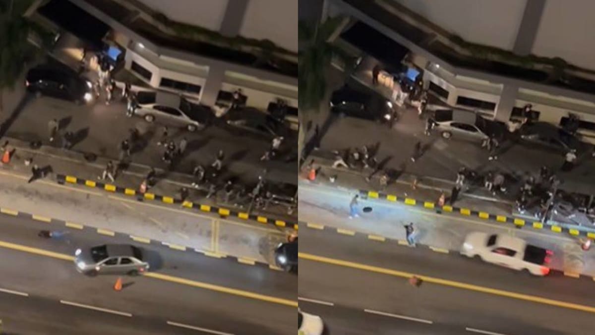 2 vehicles ram into crowd outside Kuala Lumpur nightclub, injuring 2 2 vehicles ram into crowd outside Kuala Lumpur nightclub, injuring 2