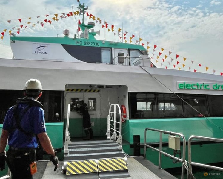 Singapore’s first electric ferry ready to set sail next month, as maritime sector continues green push