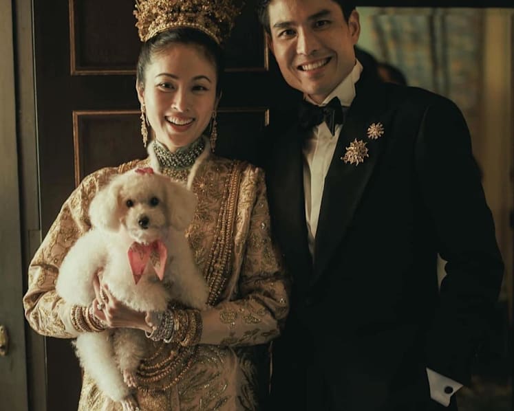 Thai transgender model-actress Poyd Treechada and husband hold a lavish Peranakan wedding ceremony