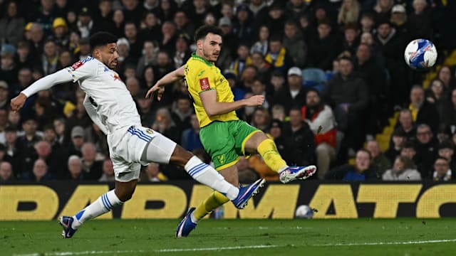 英格兰足总杯：利兹联队3比0轻取诺里奇 打进复赛