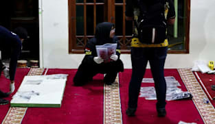 Indonesia police find possible explosive powder in Jakarta mosque blasts