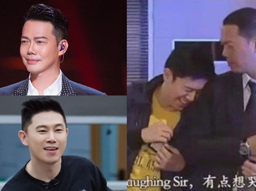 Michael Tse AKA Laughing Gor & MC Jin Re-enact Scene From TVB's Lives Of Omission To Mark 10th Anniversary Of The Drama