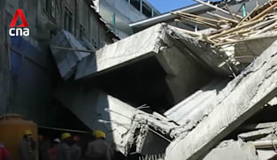 Indonesia school collapse: Rescuers race to save trapped victims 
