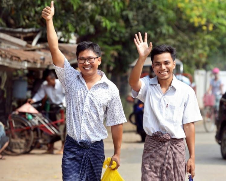 Commentary: Two freed journalists and the secret role Aung San Suu Kyi might have played