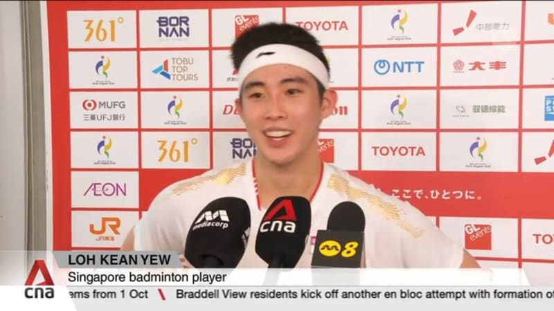 Asian Games 2026: Singapore's Loh Kean Yew storms into finals of badminton men's singles