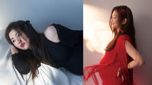 Selina晒挺孕肚拍美照　曝怀孕后不适症状！