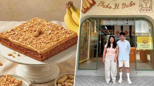 Viral Bangkok Banana Cake Shop Bake It Babe Opening Cafe At VivoCity With New Flavours & Thai Teas