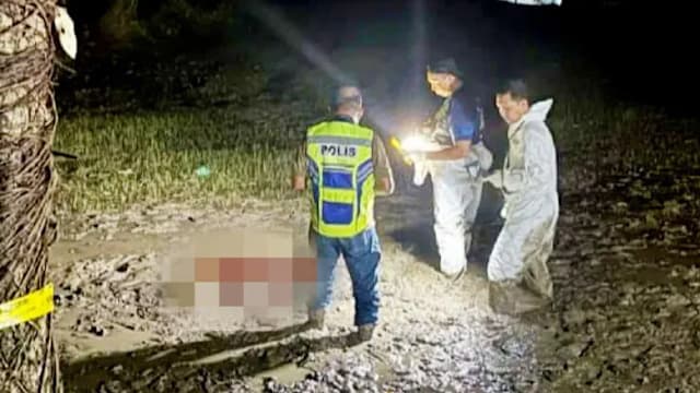 用巴冷刀砍下姐夫头颅 马国男子持刀等警上门