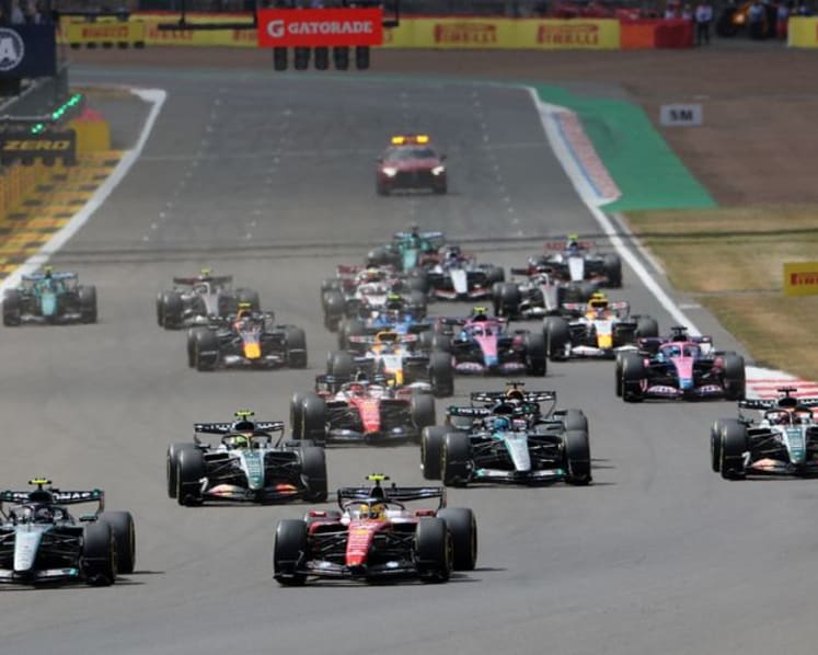 F1 leader Antonelli powers past Hamilton for first sprint win