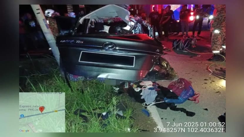 Nahas 3 kereta di Malaysia ragut jiwa lima sekeluarga di pagi Aidiladha