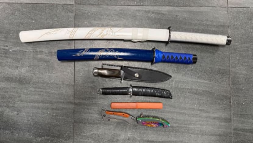 81 arrested in islandwide drug bust; katanas, knuckledusters found in Punggol flat