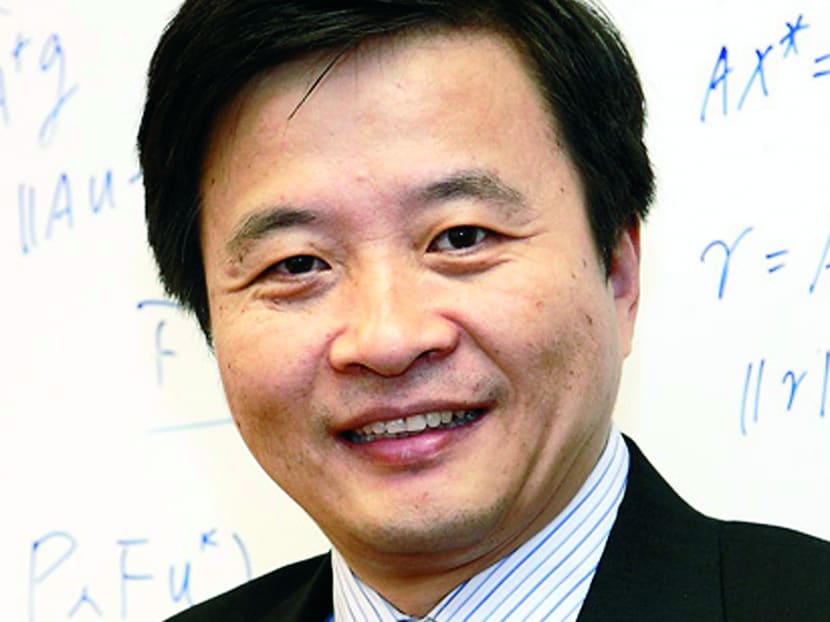 The new dean, Prof Shen Zuowei, is an internationally-renowned mathematician. Photo: National University Of Singapore