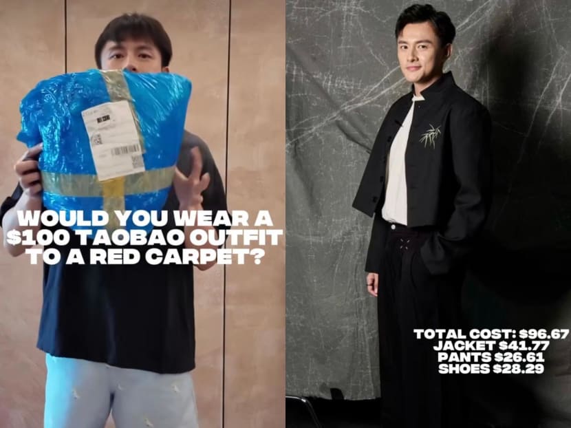 Actor Shane Pow wore a S$100 outfit from Taobao to Star Awards 2025 Actor Shane Pow wore a S$100 outfit from Taobao to Star Awards 2025