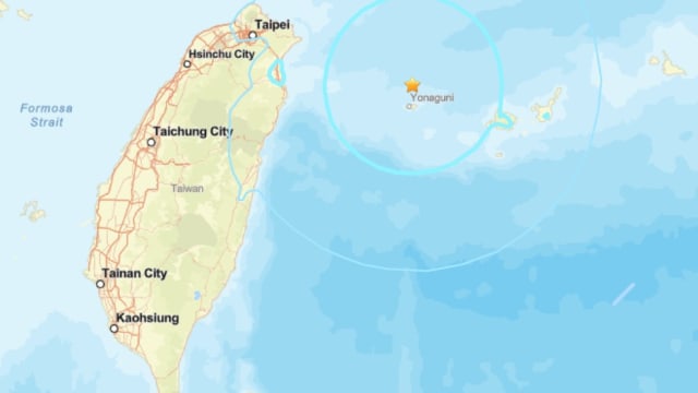 台湾东部海域6.2级地震 冲绳也在晃