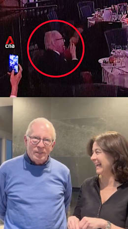 Man who went viral for calmly eating during White House dinner shooting reveals what he was eating