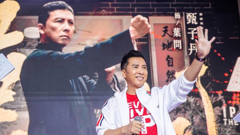 Ip Man star Donnie Yen in Singapore, unveils exhibit featuring films' iconic scenes Ip Man star Donnie Yen in Singapore, unveils exhibit featuring films' iconic scenes