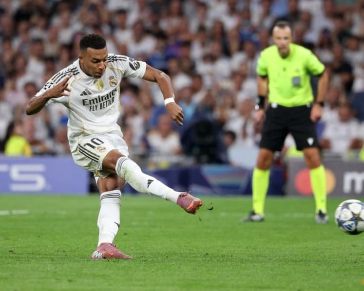 Mbappe on the spot as 10-man Real fight back to beat Marseille