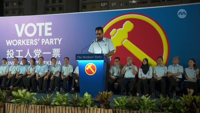 【GE2025】毕丹星：拒绝任何外国势力介入我国政治 工人党只需新加坡人支持